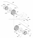 Wheels  Tires Group - 1 Pin (2988410) Diagram and Parts List for 1695821  Simplicity Snow Blower