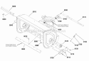 Auger Housing Group (2988434 2988533 2988510) Diagram and Parts List for 1695655  Simplicity Snow Blower