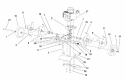 Engine Mount Hood Drag Stake  Tines Group (989293) Diagram and Parts List for 1695920  Simplicity Tiller