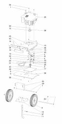 Engine Mount Group (988647) Diagram and Parts List for 1695921  Simplicity Tiller