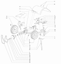 Hood Drag Stake  Tine Group (988653) Diagram and Parts List for 1695767  Simplicity Tiller