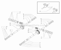 Wheel  Tiller Shaft Group (988655) Diagram and Parts List for 1695767  Simplicity Tiller