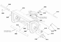 Auger Housing Group (2988288 2988291 2988295 2988297) Diagram and Parts List for 1695656  Simplicity Snow Blower