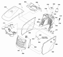 Part Location Diagram of 885435AYP Simplicity Rod, Bagger Support