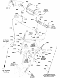 Handles  Controls Group (2990410 2990768) Diagram and Parts List for 1696207-01  Simplicity Snow Blower