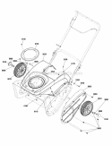 Wheel  Body Covering Group (2989814) Diagram and Parts List for 1696232-00  Simplicity Snow Blower