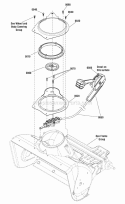 Chute Rotation Group - Remote (988904) Diagram and Parts List for 1695876  Simplicity Snow Blower