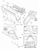 Frame Group (988893A) Diagram and Parts List for 1696232-00  Simplicity Snow Blower