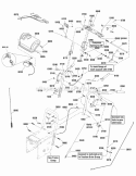 Part Location Diagram of 1736192 Snapper Lever, Deflector Control