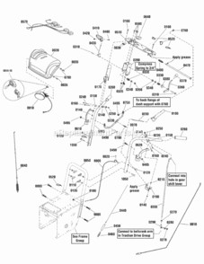 Handles_And_Controls_Group_-_Remote_29904942990788 Diagram and Parts List for 1696235-01  Simplicity Snow Blower