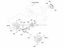 Auger Drive Group (2990508 2990511 2990830) Diagram and Parts List for 1695996-01  Simplicity Snow Blower