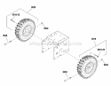 Part Location Diagram of 706976 Briggs and Stratton Wheel, 16x6.5