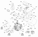 Part Location Diagram of 21M-314-0129-H1 Murray Engine, 16.5Tp Briggs and Stratton