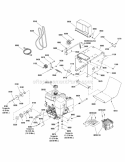 Engine  Frame Group - 21Tp (2990717 2990723) Diagram and Parts List for 1696204-00  Simplicity Snow Blower