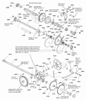 Traction Drive Group (2988280) Diagram and Parts List for 1695656  Simplicity Snow Blower