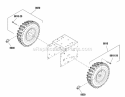 Part Location Diagram of 770617 Briggs and Stratton ASSEMBLY-WHEEL