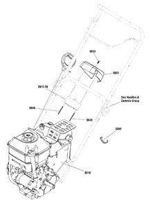 Engine Group - 9.0 And 11.5gtp Diagram and Parts List for S1222EE 1696517-01 Simplicity Snow Blower