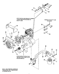 Hydrostatic Pump Group (7012, 7016, And 7018) Diagram and Parts List for 7012H 1690353 Simplicity Lawn Tractor