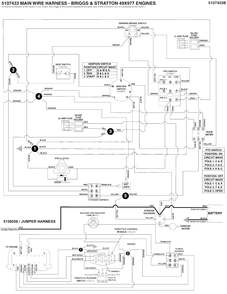 Electrical Schematic - Charging Circuit Diagram and Parts List for 5901954  Simplicity Lawn Tractor