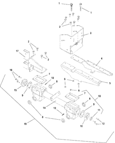 Transmission Group Diagram and Parts List for 7016RT 1694162 Simplicity Tiller