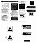 Part Location Diagram of 2097031 Simplicity Decal, Starter Switch
