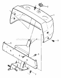 Part Location Diagram of 2097653 Simplicity Support, Steering Wheel