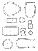 Part Location Diagram of 2097975 Simplicity Gasket Set
