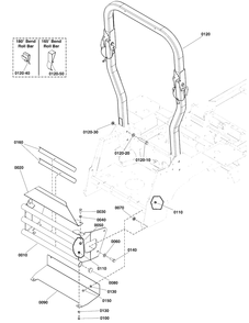 Rear Bumper And Rops Group S/N: 4000015531 And Above Diagram and Parts List for 5901748  Simplicity Lawn Tractor