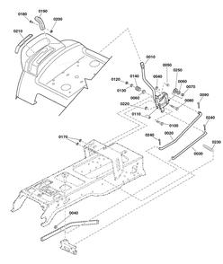 Cruise Control Group Diagram and Parts List for 2691674-00  Simplicity Lawn Tractor