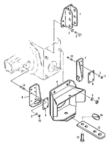 Drawbar Group (3486i64) Diagram and Parts List for 9528 2097173 Simplicity Lawn Tractor