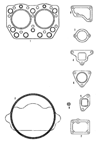 Gasket Sets - Cylinder Head Group (3486i01) Diagram and Parts List for 9528 2097173 Simplicity Lawn Tractor