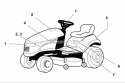 Decals Group - Brand  Model (B986215) Diagram and Parts List for 1694310  Simplicity Lawn Tractor