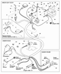 Electrical Group (986271) Diagram and Parts List for 1694310  Simplicity Lawn Tractor