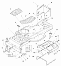 Frame Group (986202) Diagram and Parts List for 1694310  Simplicity Lawn Tractor