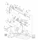 44 Mower Deck - Height Adjustment  Roller Bar (Later) (Sl986161) Diagram and Parts List for 2690051  Simplicity Lawn Tractor