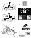 Decals Group - Safety  Common (C985862) Diagram and Parts List for 1693919  Simplicity Lawn Tractor