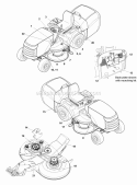Decals Group (986263A) Diagram and Parts List for 1694375  Simplicity Lawn Tractor
