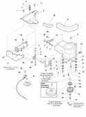 Engine Group - Electric Clutch - 13Hp Briggs  Stratton Intek (986211) Diagram and Parts List for 1694288  Simplicity Lawn Tractor