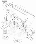 40 Mower Deck - Height Adjustment  Roller Bar (Serial No 2000 And Above) (S986291) Diagram and Parts List for 2690115  Simplicity Lawn Tractor