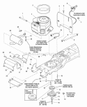 Engine Group - Electric Clutch - 16Hp Kohler (985898) Diagram and Parts List for 2690010  Simplicity Lawn Tractor