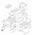 Frame Group (986227) Diagram and Parts List for 1694322  Simplicity Lawn Tractor