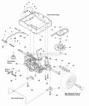Part Location Diagram of 1761325YP Snapper Transmission Assembly, K46bl