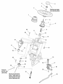 Steering Group - Power Steering With Tilt SN 1999  Below (985892) Diagram and Parts List for 1694016  Simplicity Lawn Tractor