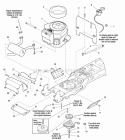 Engine Group - Electric Clutch - 20Hp Kohler (985905) Diagram and Parts List for 1694016  Simplicity Lawn Tractor