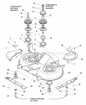 Part Location Diagram of 1727478ASM Murray BLADE-MOWER 20.38 .1