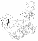 Seat  Kickplate Group (Fi0022) Diagram and Parts List for 1694454  Simplicity Lawn Tractor