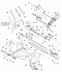 38 Mower Deck - Height Adjustment  Roller Bar (985777Aa) Diagram and Parts List for 1693916  Simplicity Lawn Tractor