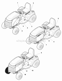 Decals - Brand  Model (B985913) Diagram and Parts List for 2690059  Simplicity Lawn Tractor