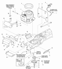 Engine Group - Electric Clutch - 20Hp Briggs  Stratton (985904) Diagram and Parts List for 1694625  Simplicity Lawn Tractor