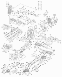 Transmission Service Parts - Tuff Torq K92B 4Wd (1723940) Diagram and Parts List for 1694640  Simplicity Lawn Tractor